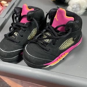 Air Jordan infant 5c black pink